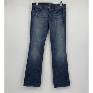 7 For All Mankind Bootcut Jeans Womens 31 Medium Wash Mid Rise Boho Casual Denim